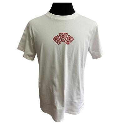 100% cotton white t-shirt 